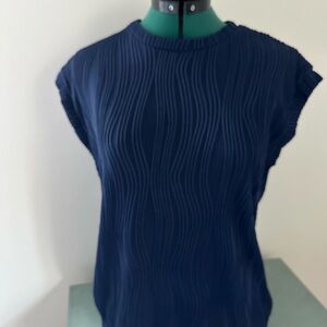 Navy Blue Women's Top